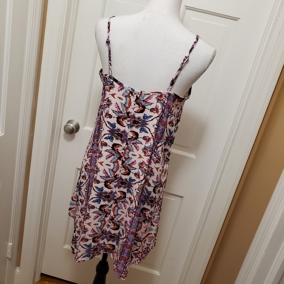 Aqua multicolored spaghetti strap mini dre… - Picture 3 of 6